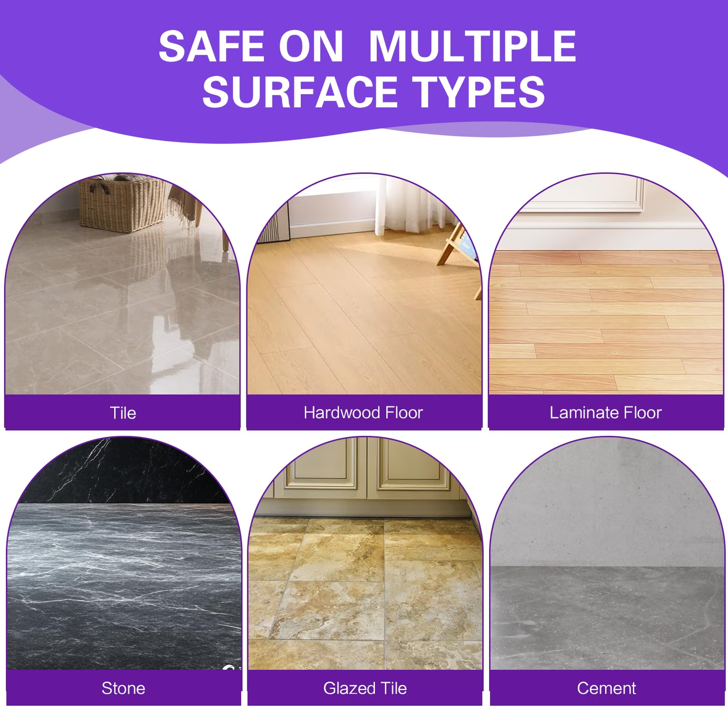 60 Pack WetJet Pads Refills for Wet Jet Mop, Multi-Surface Cleaning Pads for Hardwood, Tile, Laminate and Stone Floors