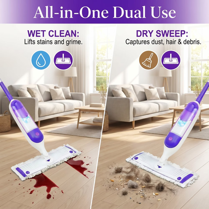 Disposable Mop Pads for Power Mop — Multi-Surface Cleaning Refills, Wet & Dry Floor Wipes, 40 Pack